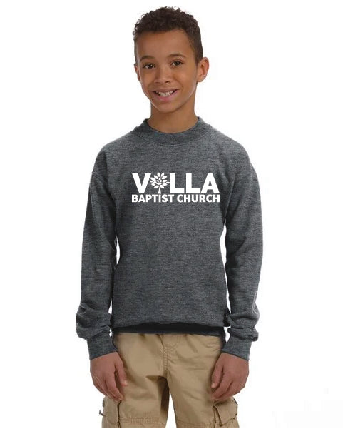 Kids Villa Crewneck Dark Heather