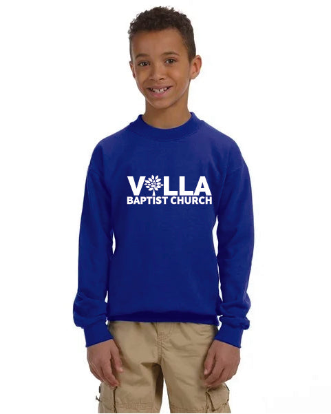 Kids Villa Crewneck Royal Blue