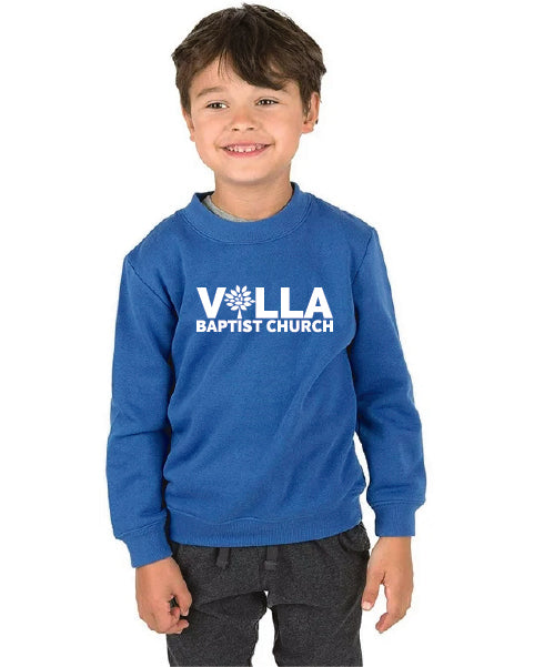 Toddler Villa Crewneck Royal Blue