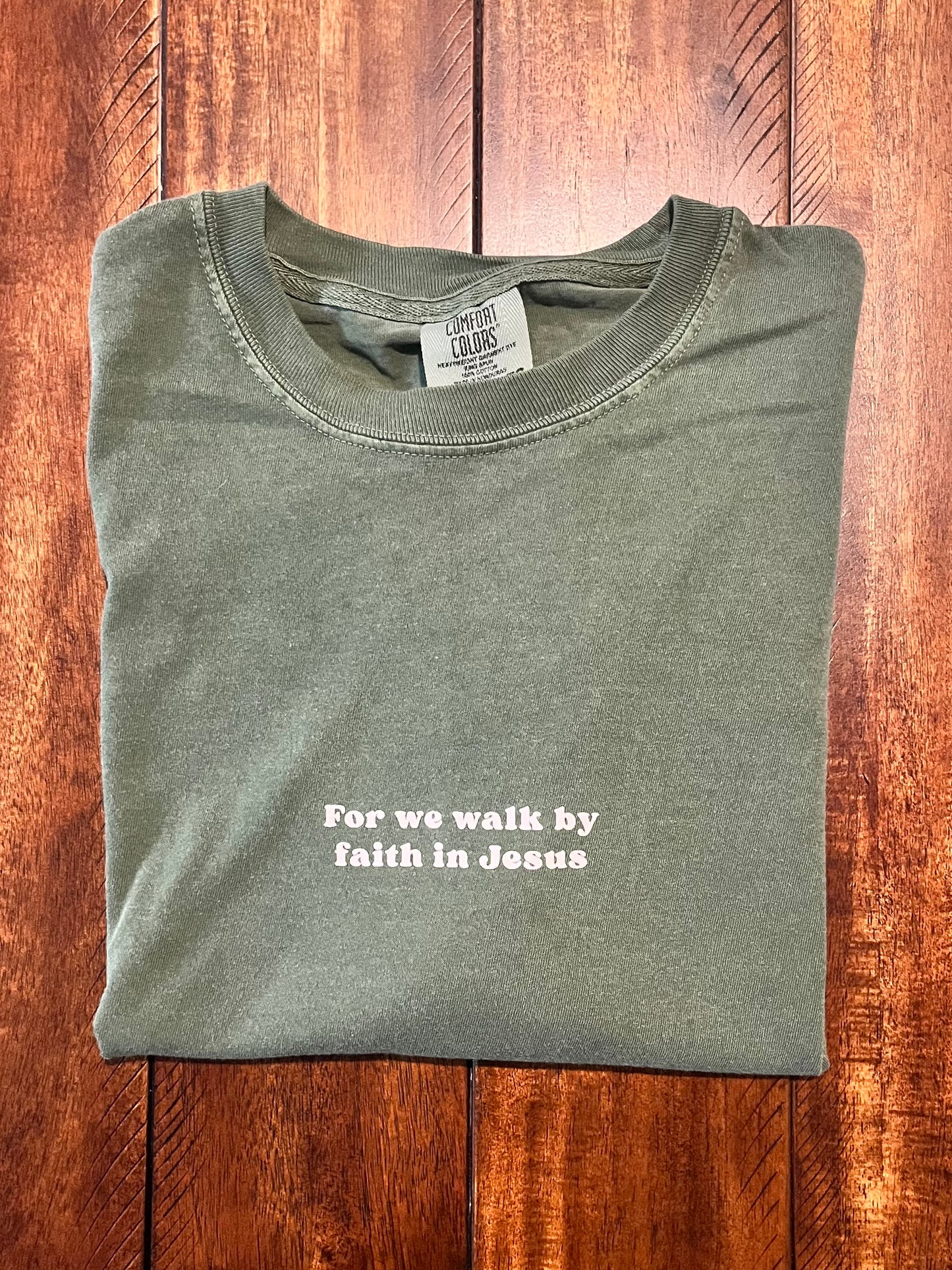 For We Walk By Faith in Jesus