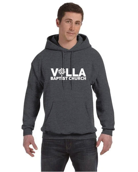 Villa Logo Hoodie Charcoal Heather