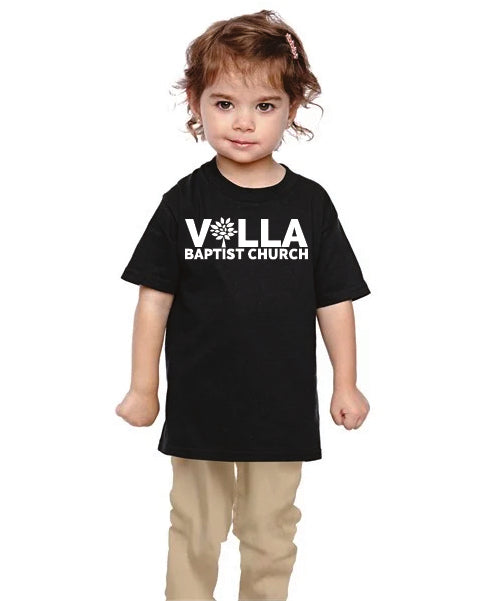 Toddler Villa Short Sleeve Black