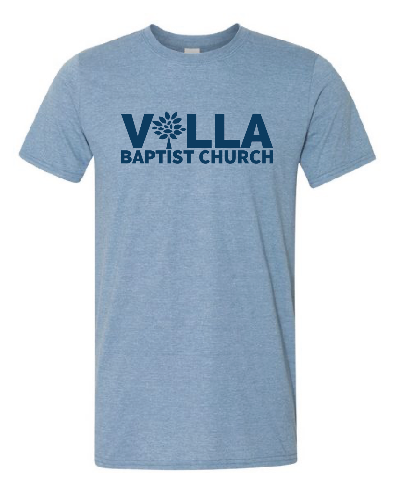 Villa Logo Short Sleeve Heather Indigo