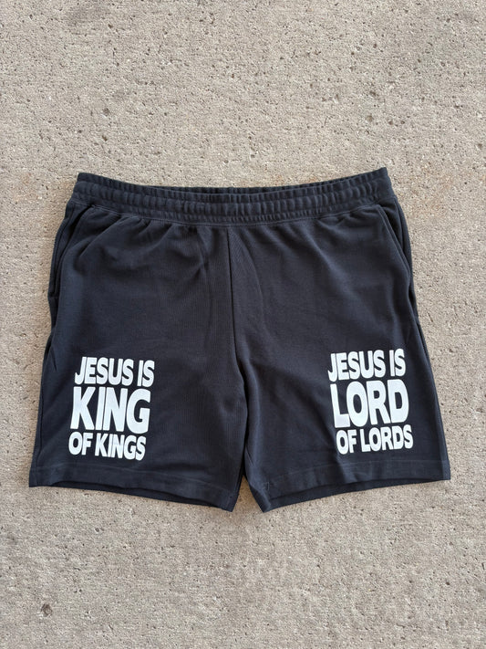 Jesus is KING and LORD shorts