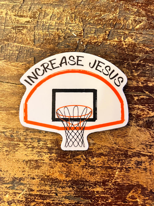 Increase Jesus His Courts Sticker