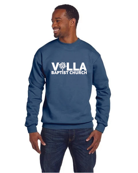 Villa Logo Crewneck Denim