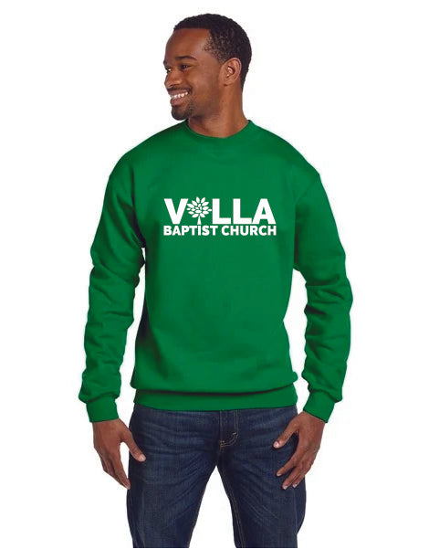 Villa Logo Crewneck Kelly Green