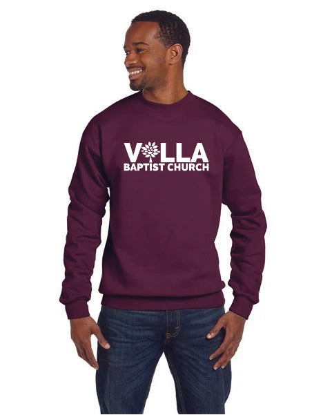 Villa Logo Crewneck Maroon