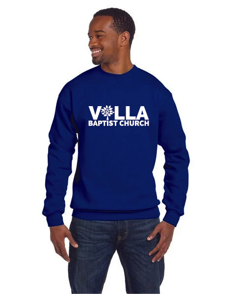 Villa Logo Crewneck Royal Blue