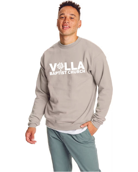 Villa Logo Crewneck Sand