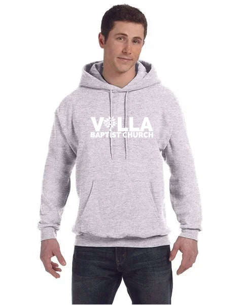 Villa Logo Hoodie Ash Grey