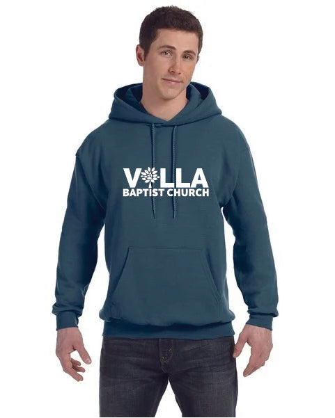 Villa Logo Hoodie Denim