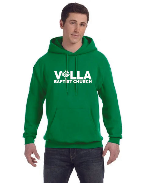 Villa Logo Hoodie Kelly Green