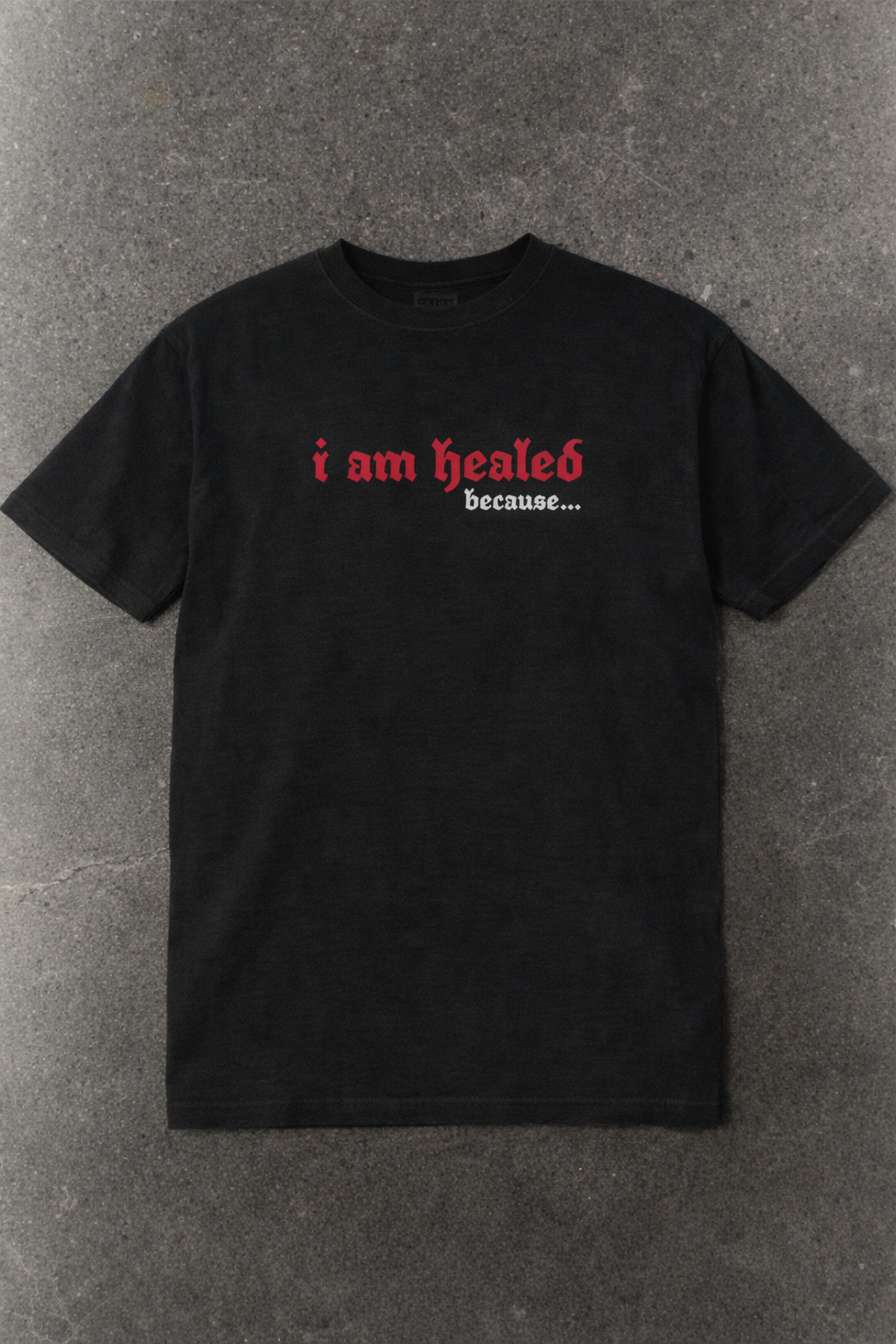 I am healed because...