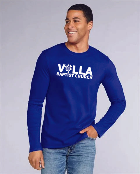 Villa Logo Long Sleeve Royal Blue