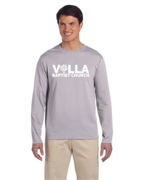 Villa Logo Long Sleeve Sport Grey