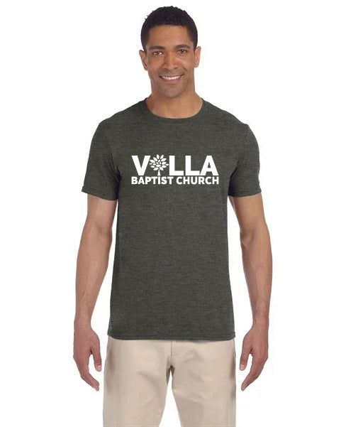 Villa Logo Short Sleeve Military Green Heather