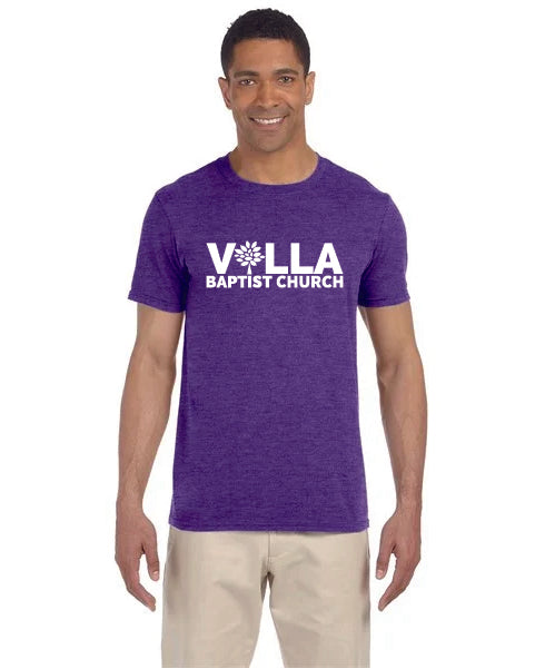 Villa Logo Short Sleeve Purple Heather