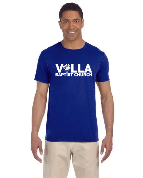 Villa Logo Short Sleeve Royal Blue