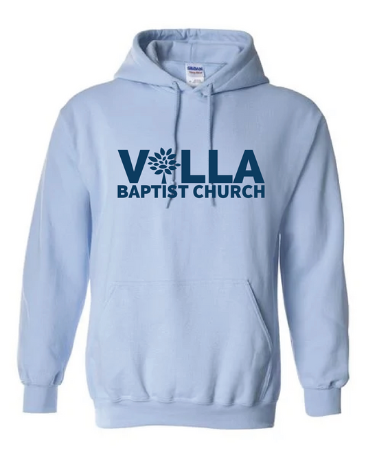 Villa Logo Hoodie Light Blue